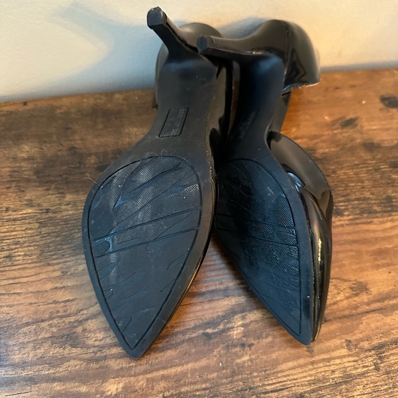 Like new! Ann Klein iflex black patent leather d’orsey heels size 6m - Picture 8 of 10